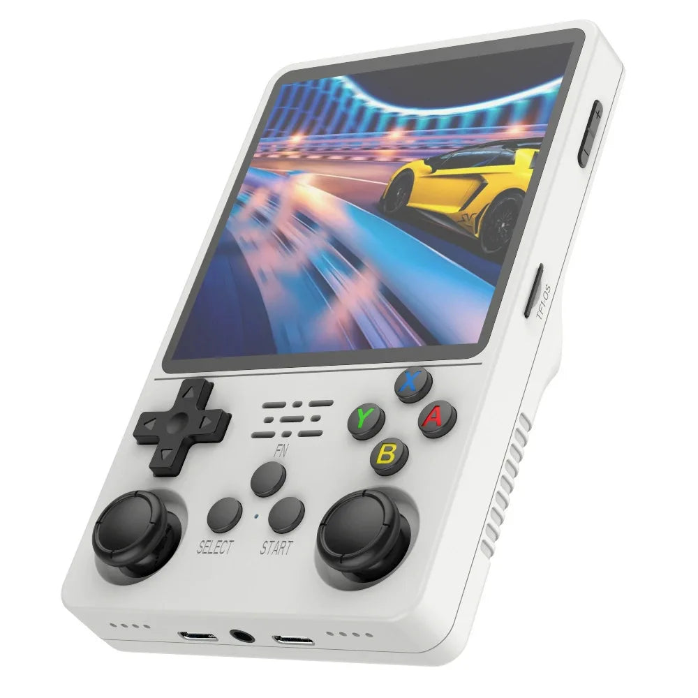 R36S plus Game Console Linux System 4.0 Inch IPS Screen Retro Handheld Game Mini Potable Pocket Video Game Consola 128G Game Kid