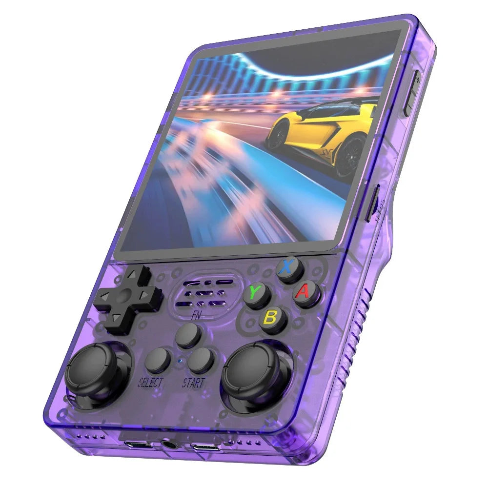 R36S plus Game Console Linux System 4.0 Inch IPS Screen Retro Handheld Game Mini Potable Pocket Video Game Consola 128G Game Kid