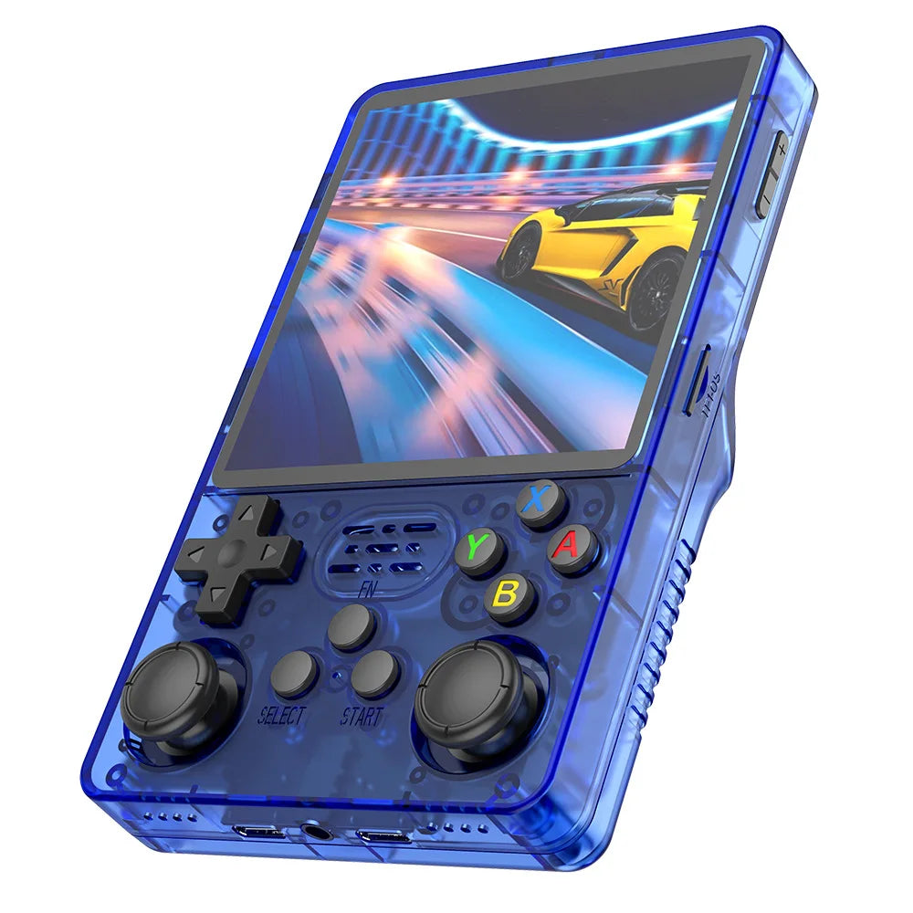 R36S plus Game Console Linux System 4.0 Inch IPS Screen Retro Handheld Game Mini Potable Pocket Video Game Consola 128G Game Kid