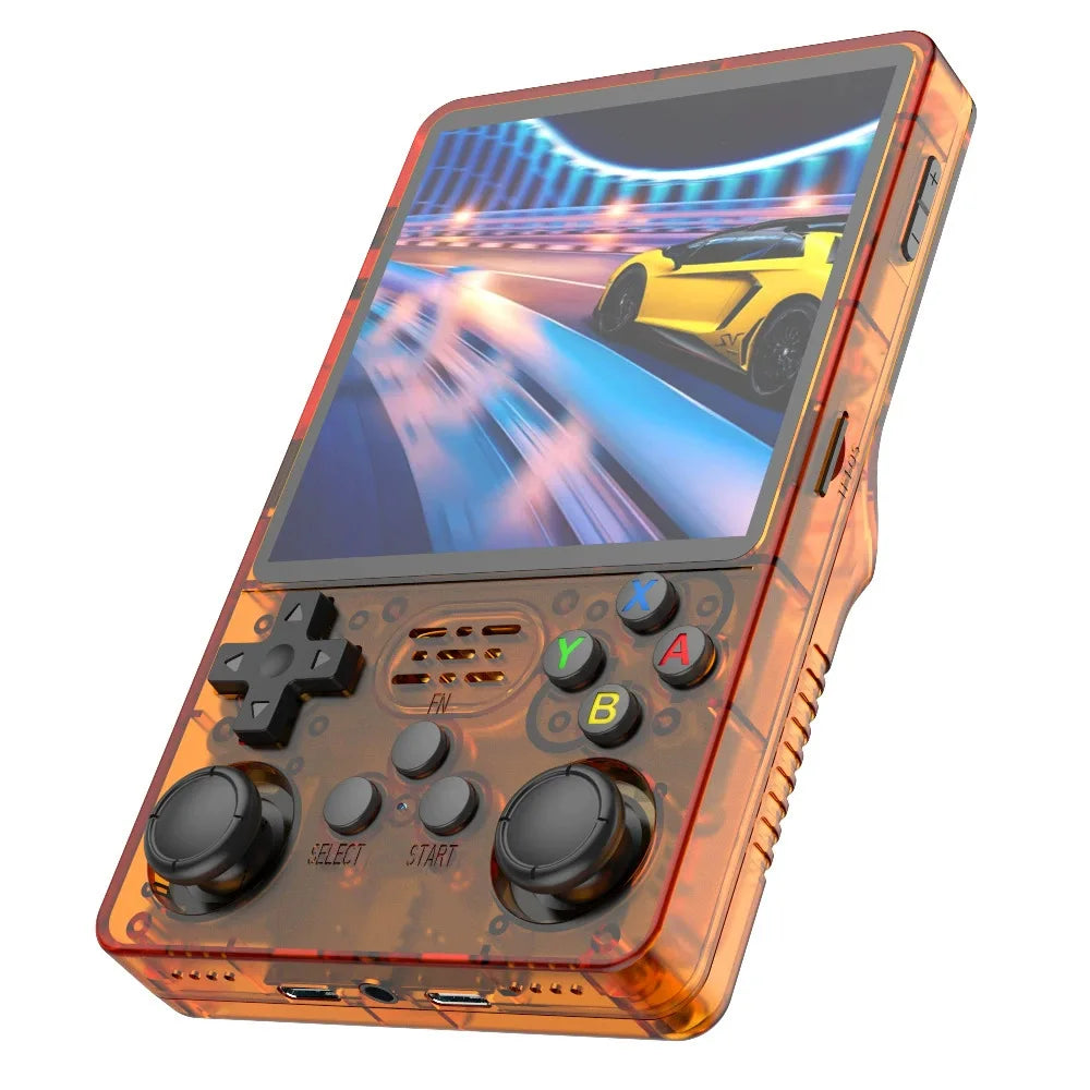 R36S plus Game Console Linux System 4.0 Inch IPS Screen Retro Handheld Game Mini Potable Pocket Video Game Consola 128G Game Kid