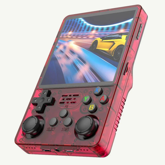 R36S plus Game Console Linux System 4.0 Inch IPS Screen Retro Handheld Game Mini Potable Pocket Video Game Consola 128G Game Kid