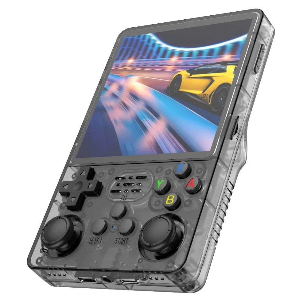 R36S plus Game Console Linux System 4.0 Inch IPS Screen Retro Handheld Game Mini Potable Pocket Video Game Consola 128G Game Kid